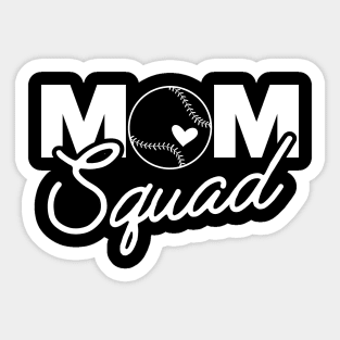 Softball / Baseball mom squad Sticker